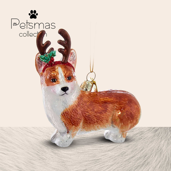 Cane natalizio in vetro - varie razze