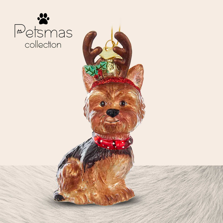 Cane natalizio in vetro - varie razze