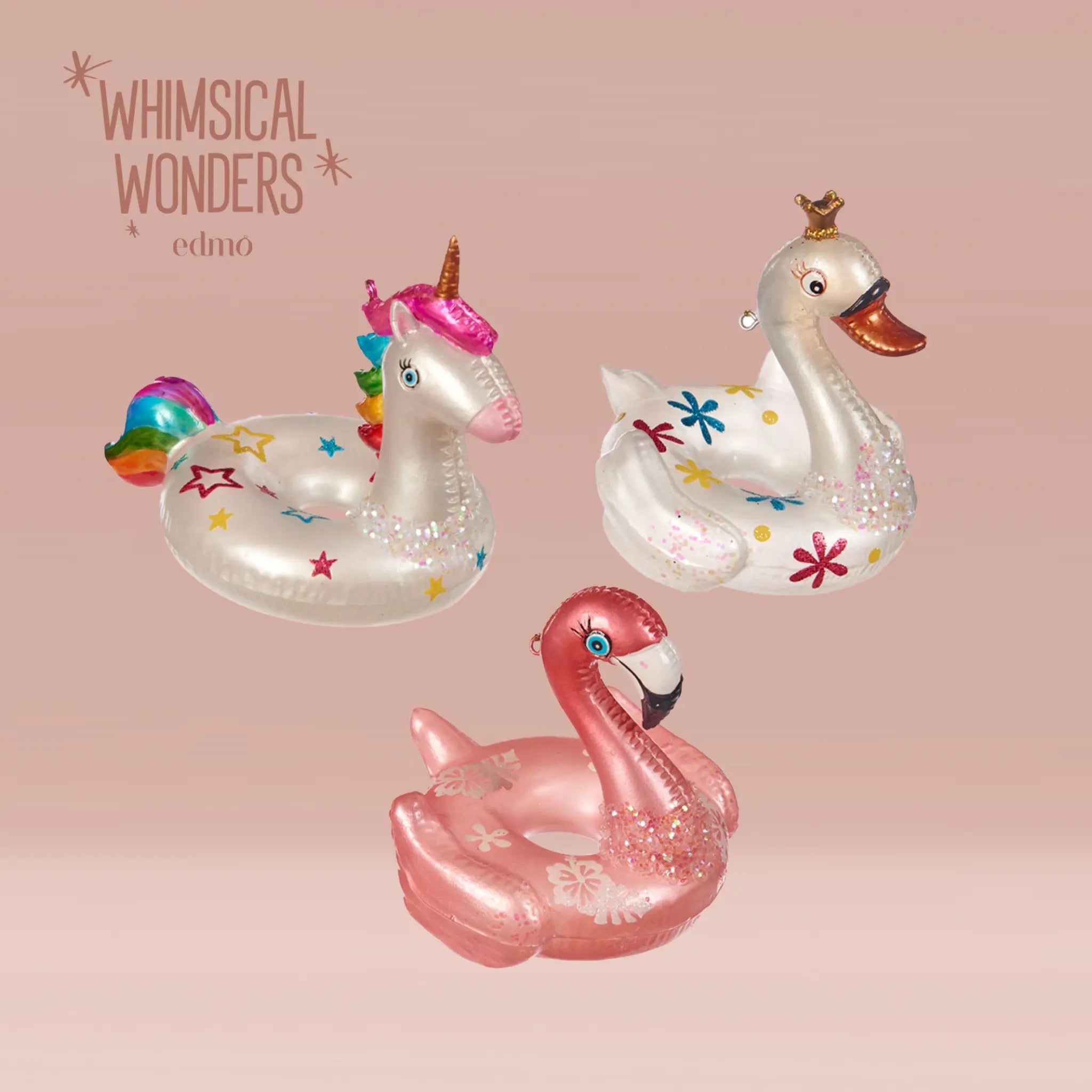 Glass inflatables - Edmo - Glass Holiday Ornaments